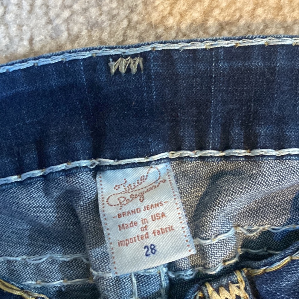 2 pairs of true religion jeans